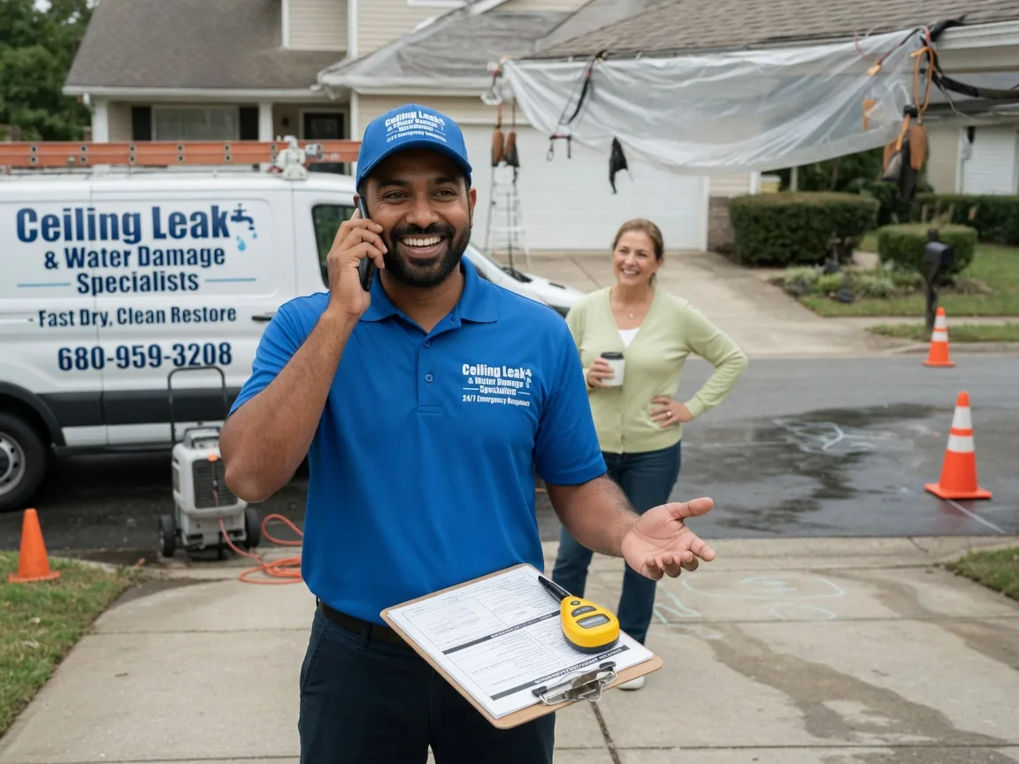 Ceiling Leak Cleanup Kensington, NH FAQs
